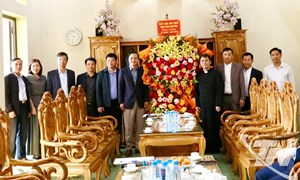 Thái Nguyên: Lãnh đạo Ủy ban MTTQ Việt Nam tỉnh thăm, chúc mừng các cơ sở tôn giáo nhân dịp Giáng sinh